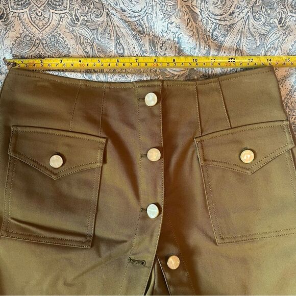 Derek Lam Khaki Button-Front Skort NWT! - Picture 11 of 11